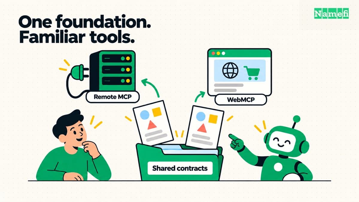Matching contract sheets from one folder support remote MCP and WebMCP.