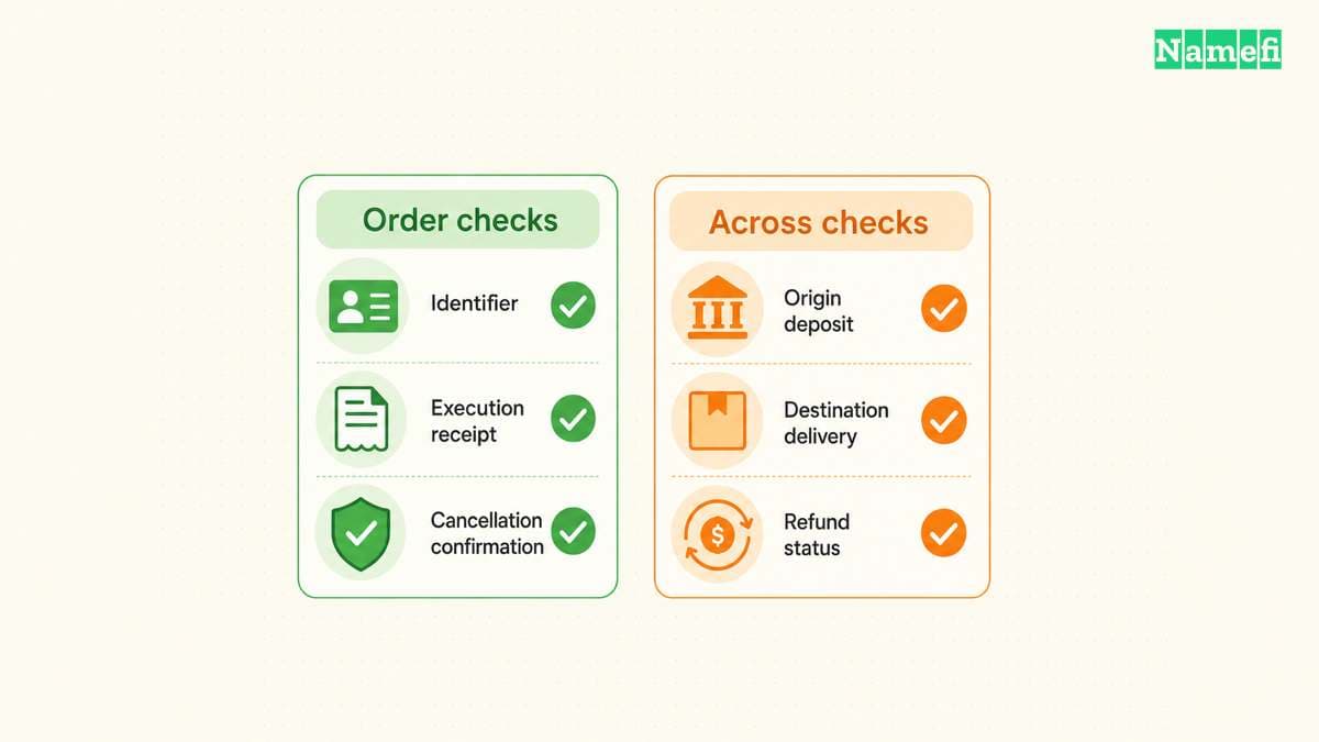 Recovery checks should follow the order's actual state.