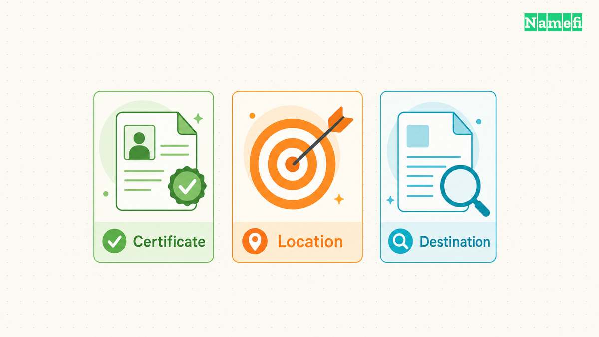 Testing confirms the redirect before a website move.
