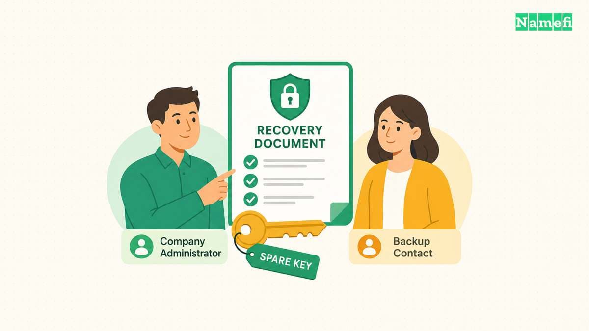 Recovery procedures must survive staff and device changes.