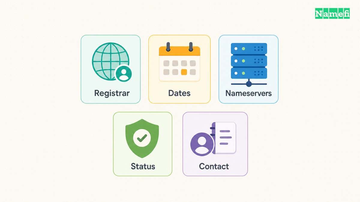 Registration fields answer separate operational questions.