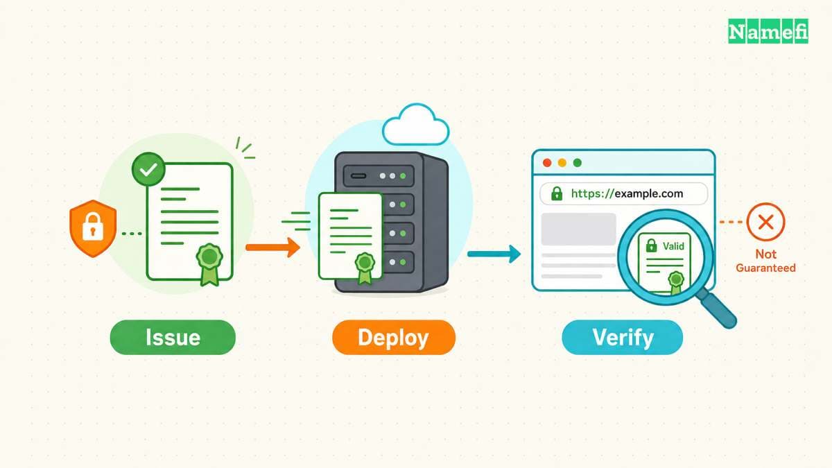 Your certificate manager must connect renewal to deployment.