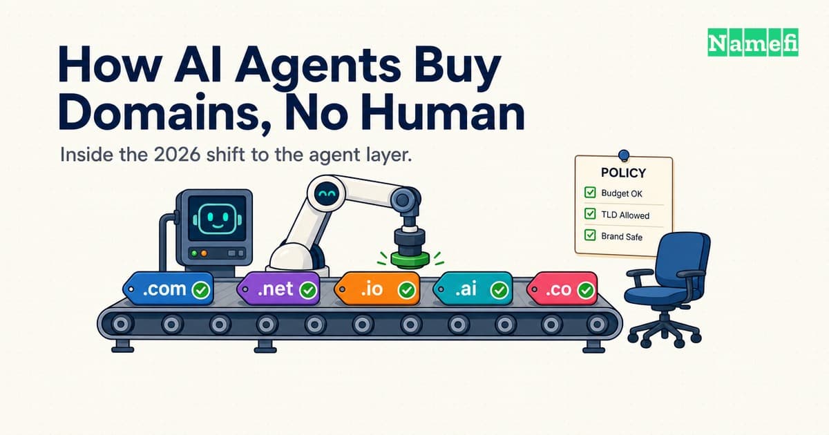 How AI Agents Buy Domains Without a Human (2026)