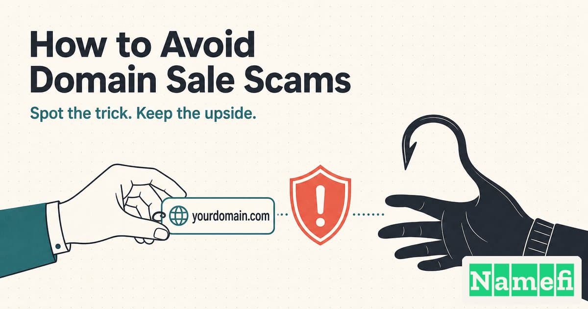How to Avoid Domain Sale Scams