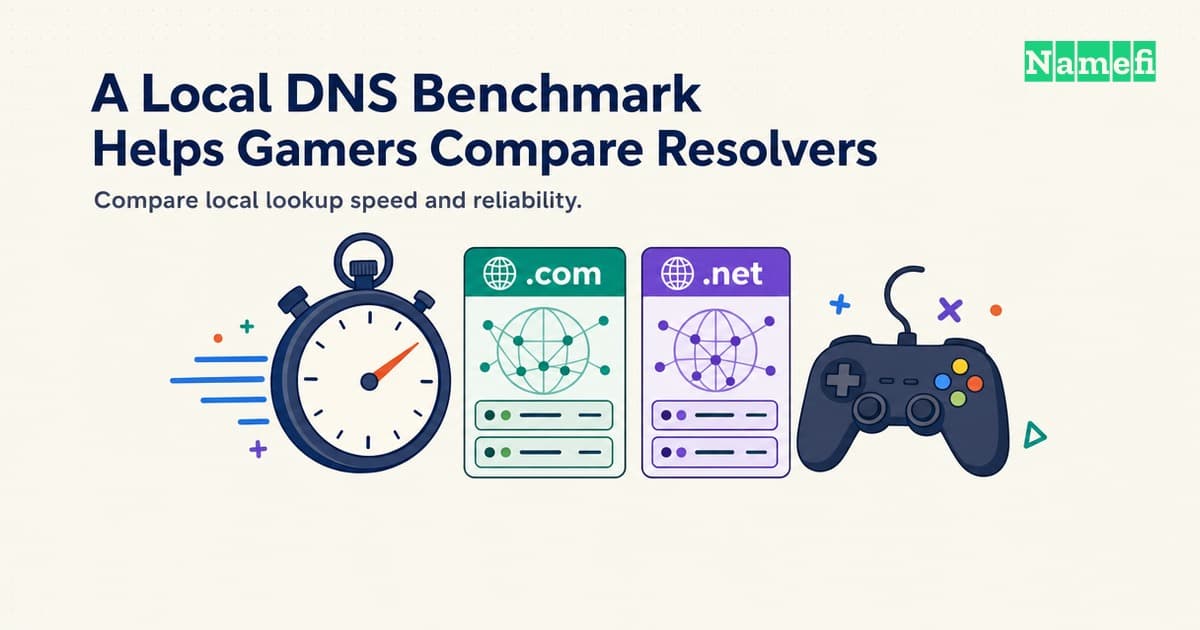 A Local DNS Benchmark Helps Gamers Compare Resolvers