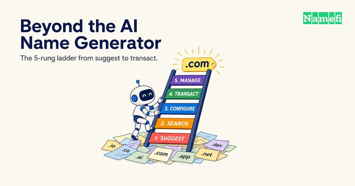 Beyond the AI Domain Name Generator: The Agent Era