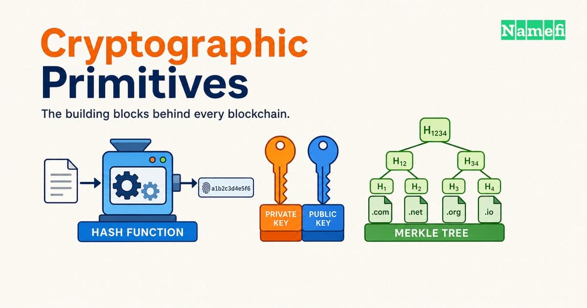 Top Cryptographic Primitives Behind Every Blockchain