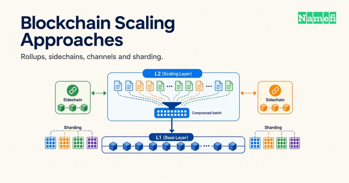 Top Blockchain Scaling Approaches: Rollups, Sidechains, Channels and Sharding
