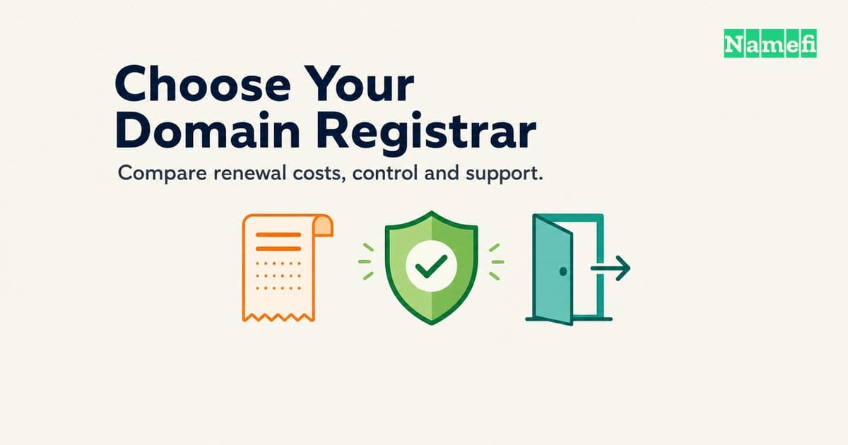 Your Domain Registrar Should Match Your Costs and Control Needs