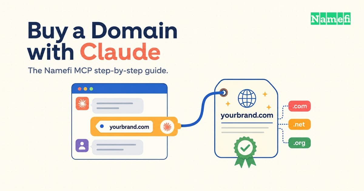 Buy a Domain with Claude: Namefi MCP Step-by-Step Guide