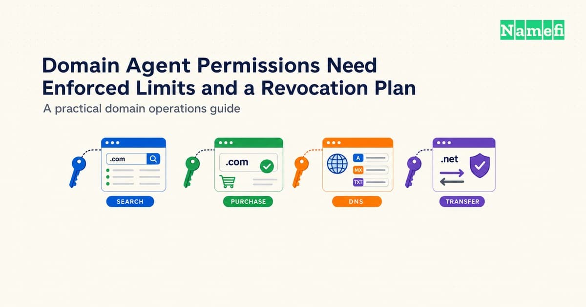 Domain Agent Permissions Need Enforced Limits and a Revocation Plan
