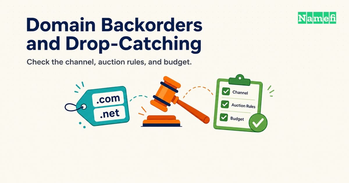 شرح الباكأوردر (Backorder) والدروب-كاتشينج (Drop-Catching) للدومينات