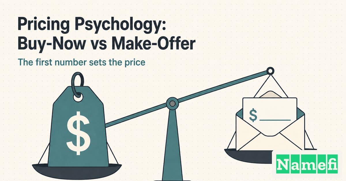 Domain Pricing Psychology: Buy-Now vs Make-Offer