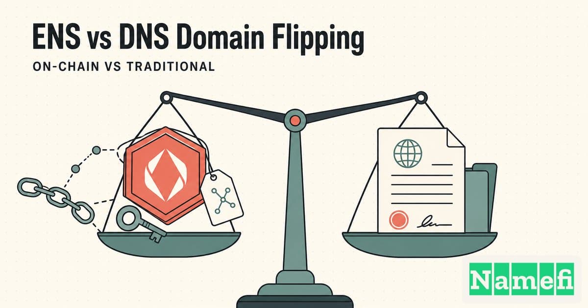 ENS vs DNS Domain Flipping: What's Different