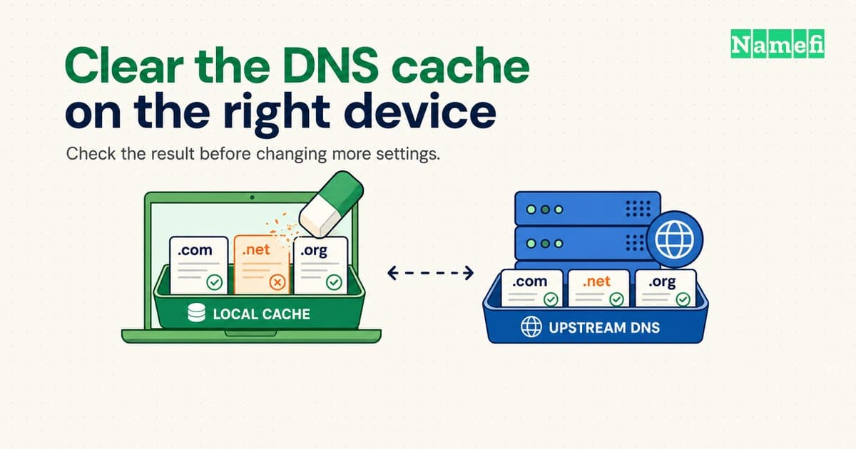 A DNS Cache Flush Refreshes Local Answers on Windows, macOS, and Linux