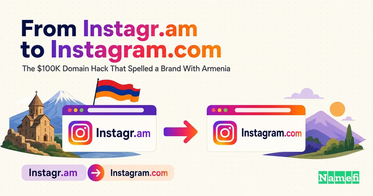 From Instagr.am to Instagram.com: The $100K Domain Hack That Spelled a Brand With Armenia