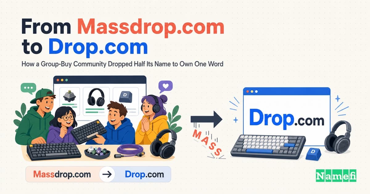 From Massdrop.com to Drop.com: How a Group-Buy Community Dropped Half Its Name to Own One Word