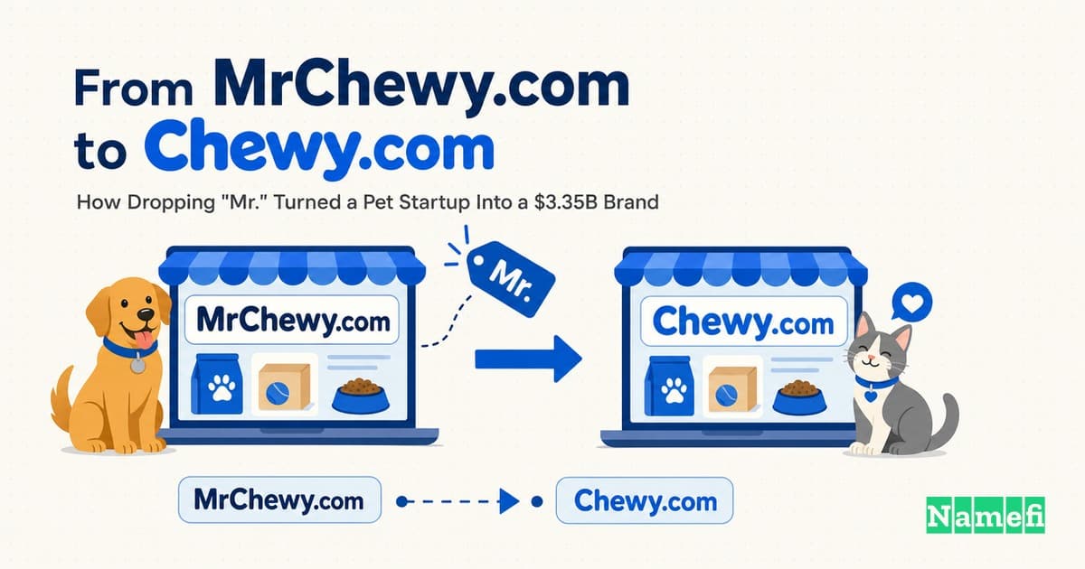 From Mr. Chewy to Chewy.com: A $3.35B Pet Brand’s One-Word Upgrade