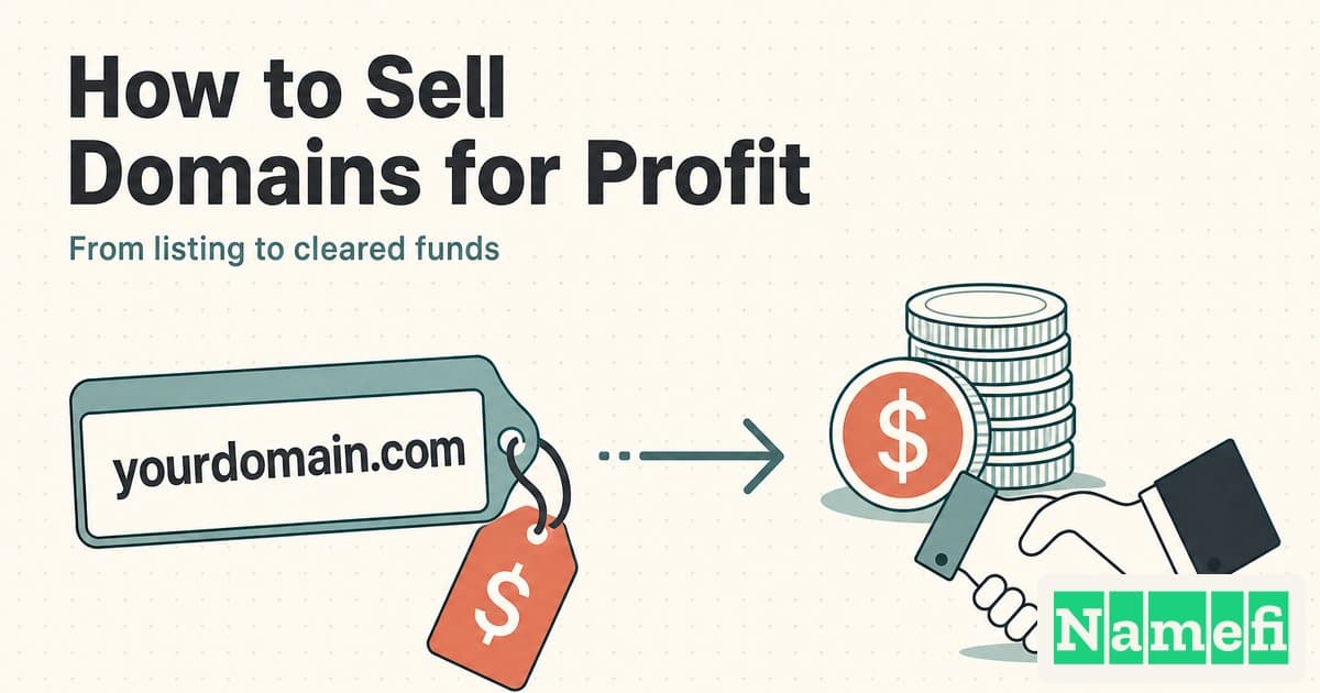 How to Sell Domains for Profit