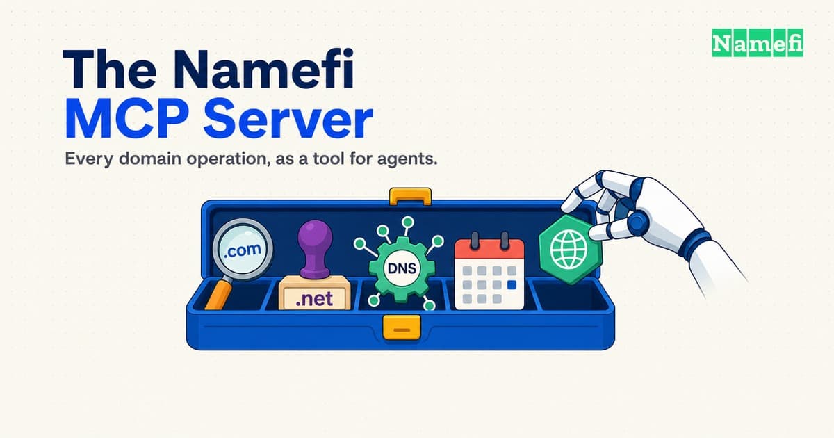 Namefi MCP Server: Domain Tools for AI Agents
