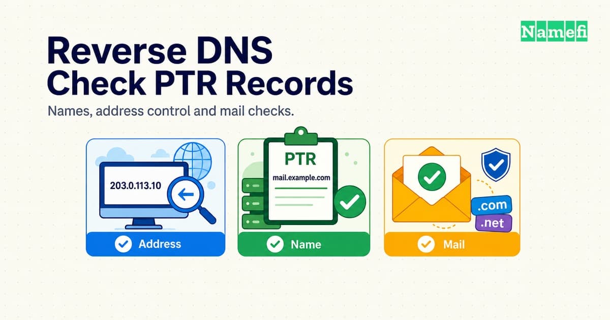 PTR Records Map IP Addresses to Names Without Proving Ownership