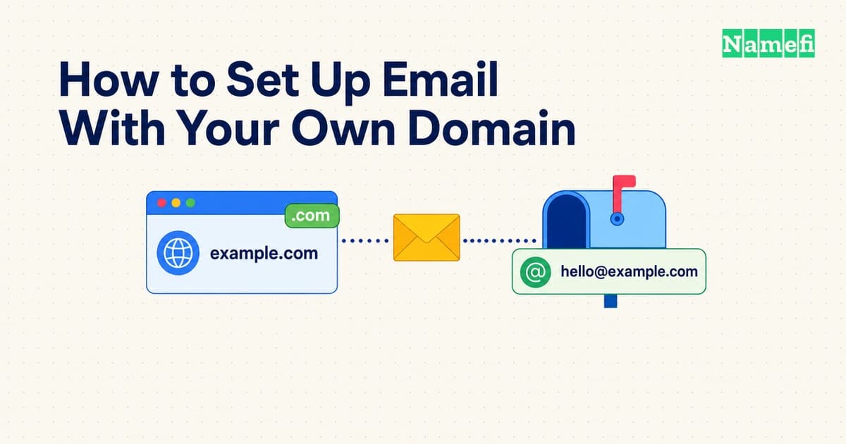 How to Set Up Email With Your Own Domain