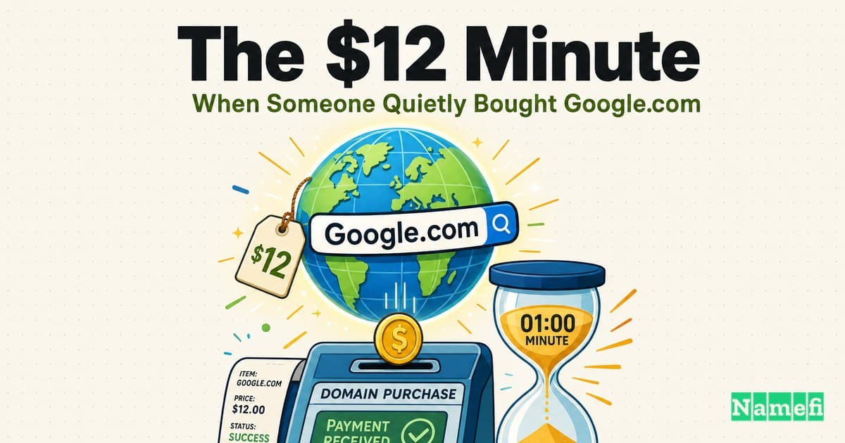 The $12 Minute: When Google Domains Accepted a Google.com Order