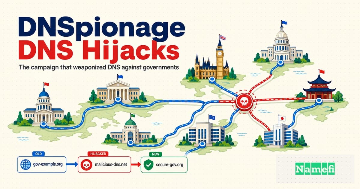 DNSpionage : La campagne qui a weaponisé le DNS contre les gouvernements