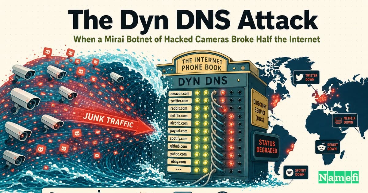 Dyn DNS தாக்குதல்: Mirai பாட்நெட் முக்கிய இணையச் சேவைகளைச் சீர்குலைத்தபோது