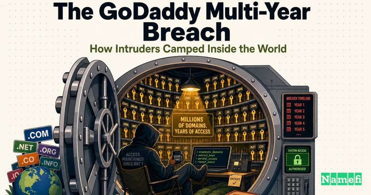 La violation pluriannuelle de GoDaddy : comment des intrus se sont installés chez le plus grand registraire mondial pendant trois ans