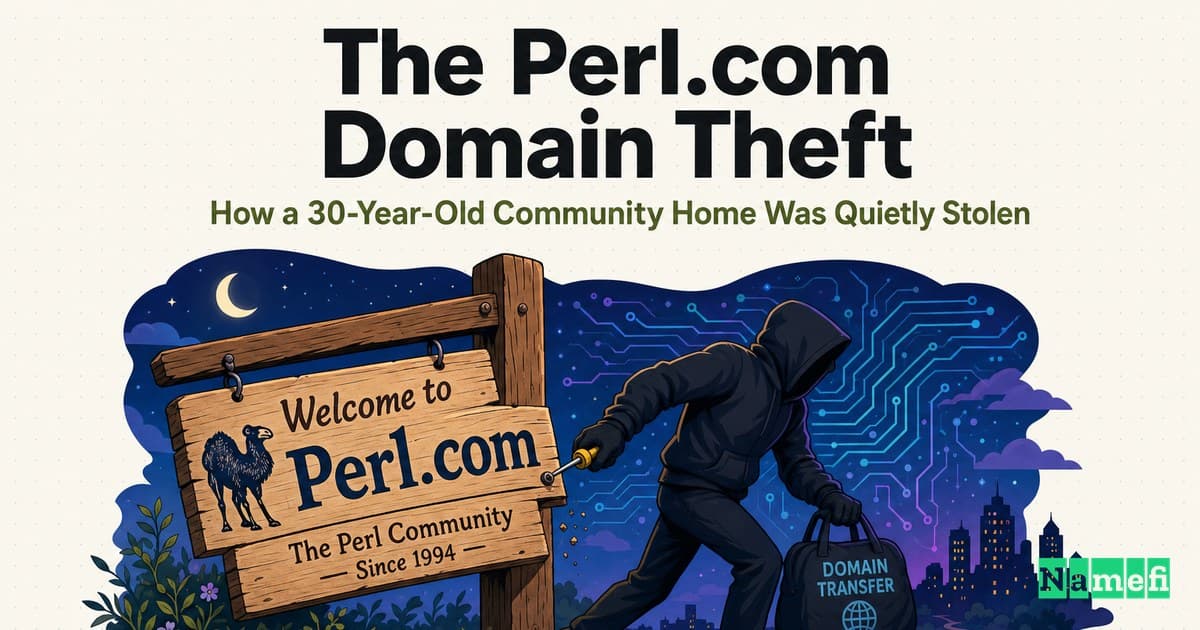 The Perl.com Domain Theft: How a 30-Year-Old Community Home Was Quietly Stolen