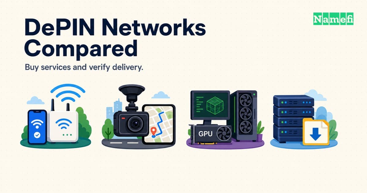 Top DePIN Networks Deliver Different Services: Helium, Hivemapper, Render and Filecoin