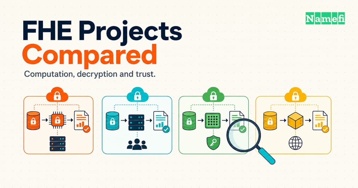 Top FHE Projects: Zama, Fhenix, Inco, and Sunscreen Compared