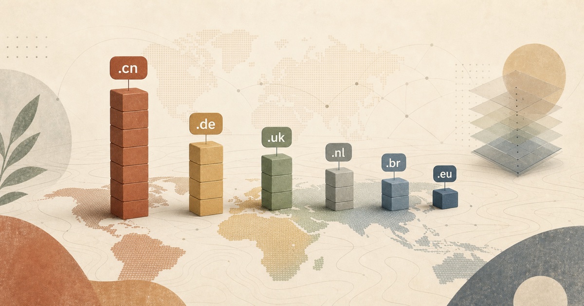 ccTLD Market Share by Registration Volume: Who Actually Runs the National Namespace?