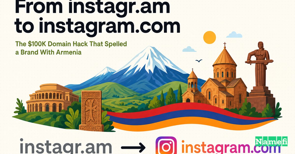 From Instagr.am to Instagram.com: The $100K Domain Hack That Spelled a Brand With Armenia
