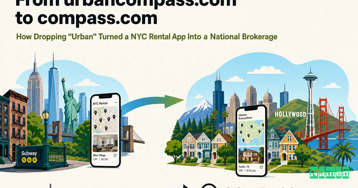 From UrbanCompass.com to Compass.com: How Dropping "Urban" Turned a NYC Rental App Into a National Brokerage