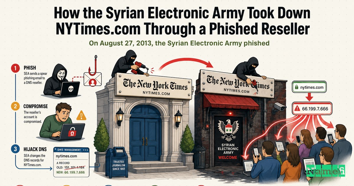 Domain Mayday EP10: How the Syrian Electronic Army Took Down NYTimes.com Through a Phished Reseller